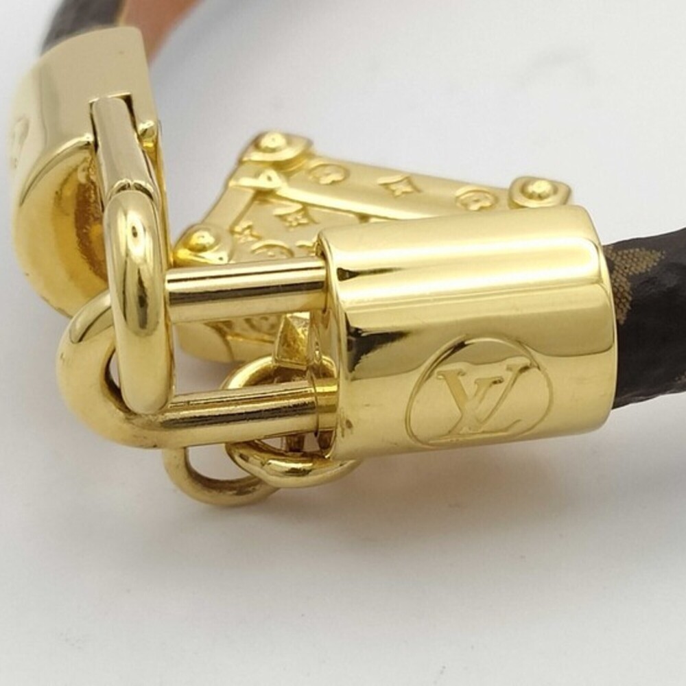 LOUIS VUITTON Brown Monogram Charm Bracelet - Picture 5 of 10